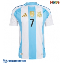 Fotballdrakt Herre Argentina Rodrigo De Paul #7 Hjemmedrakt Copa America 2024 Kortermet